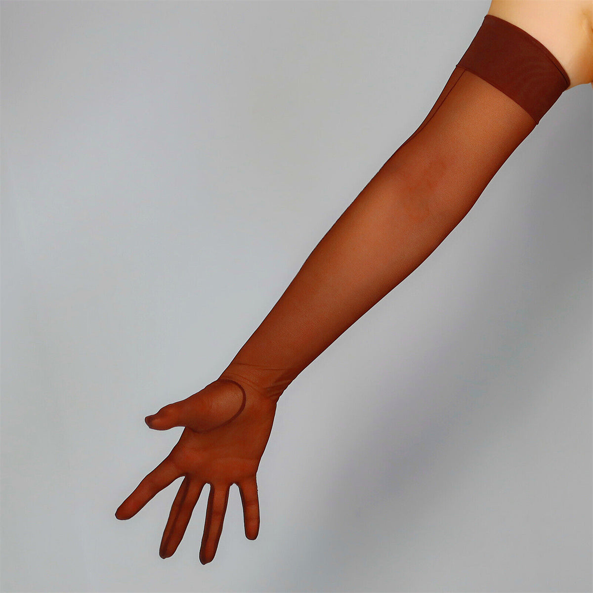 Women's Tulle 27.6 Inch Stretch Slim Fit Full Finger Party Gloves