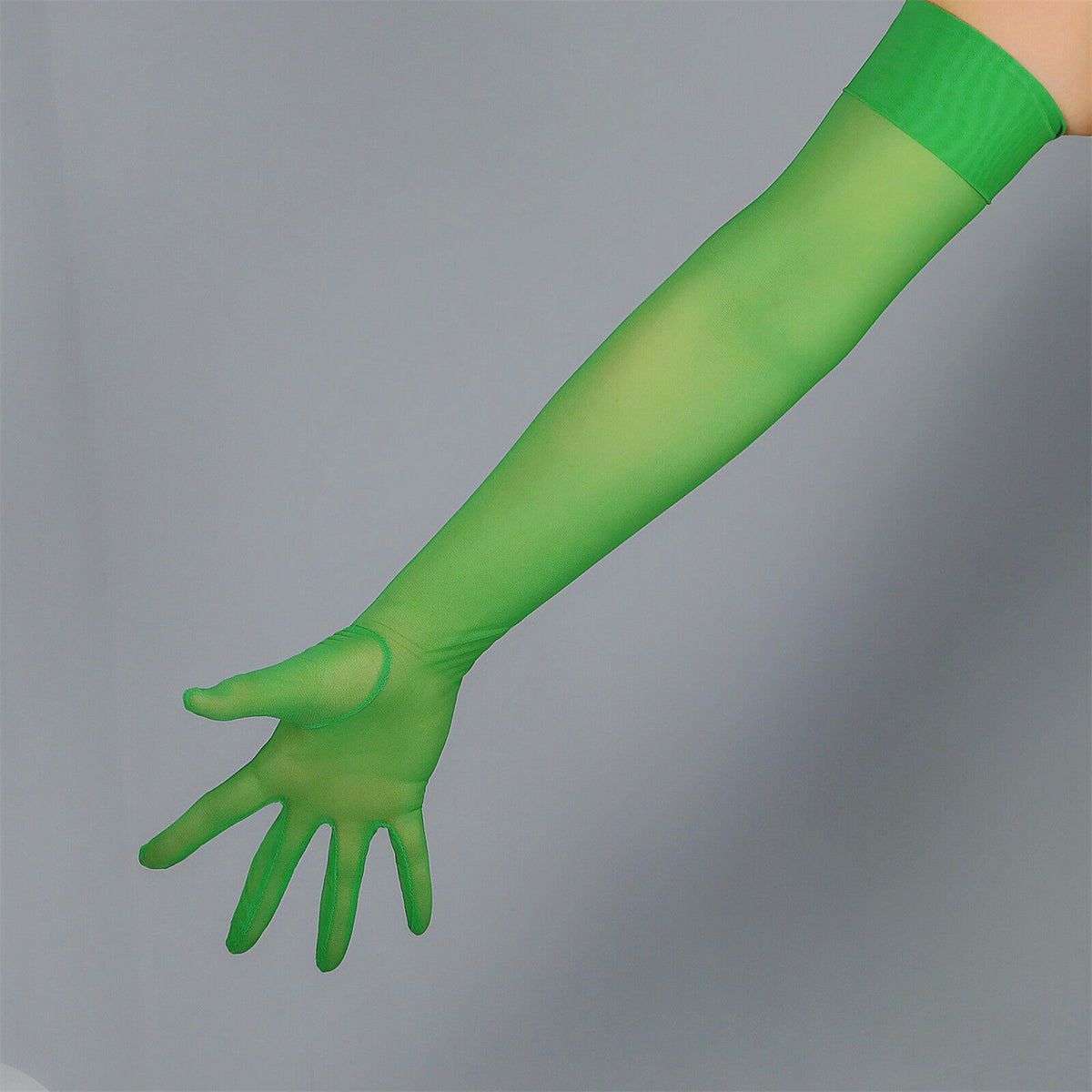 Women's Tulle 27.6 Inch Stretch Slim Fit Full Finger Party Gloves