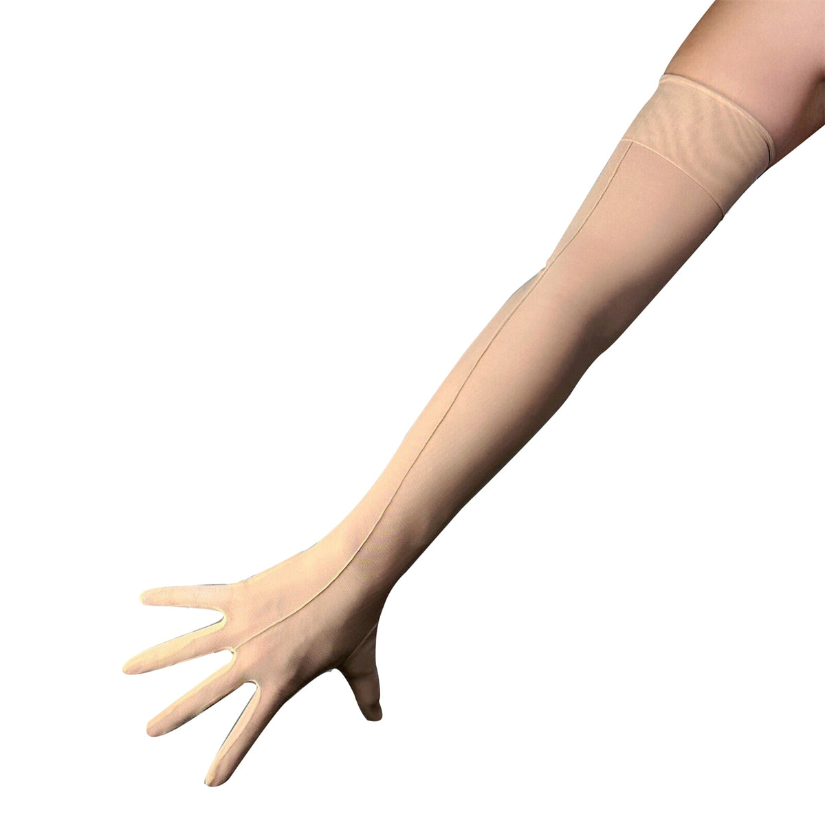 Women's Tulle 27.6 Inch Stretch Slim Fit Full Finger Party Gloves